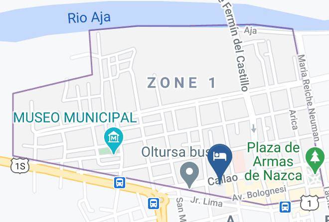 Hotel Nazca Lines Map