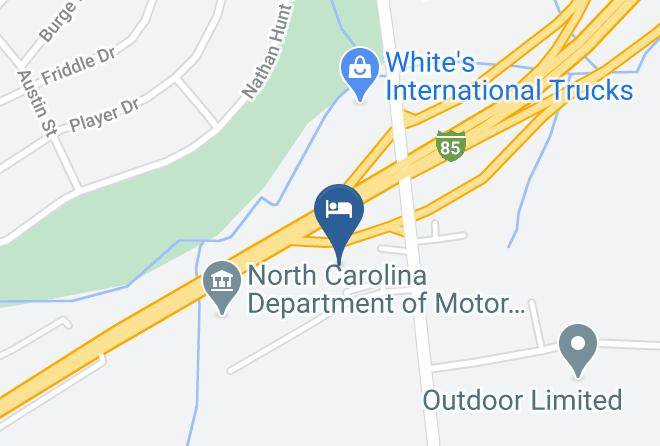 Hotel Nc High Point Map