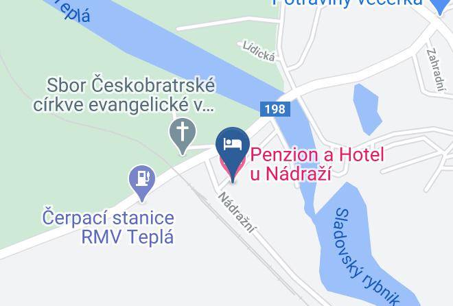 Cheb - Hotel Near The Railway Station Maps