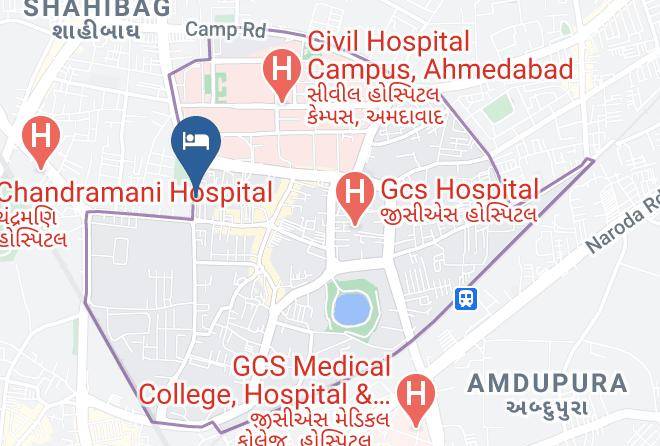 Ahmadabad - Hotel Neelam Palace Maps