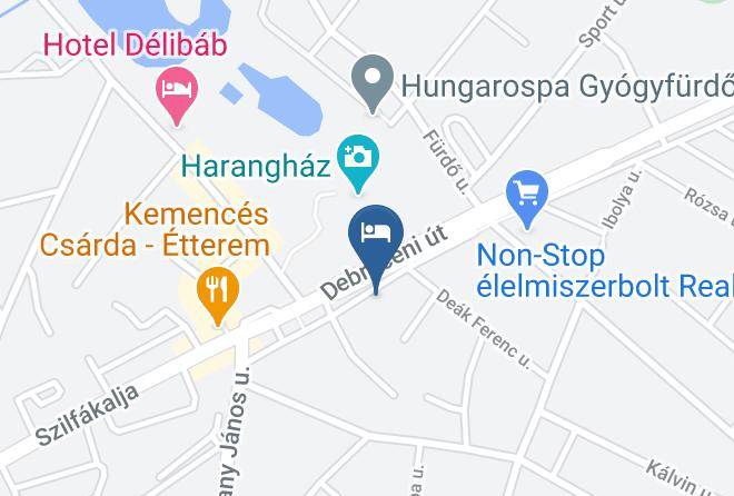 Hajduszoboszlo - Hotel Negy Evszak Superior Maps