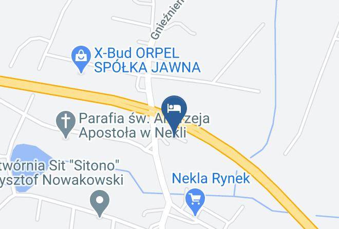 Hotel Restaurant Nekla Map