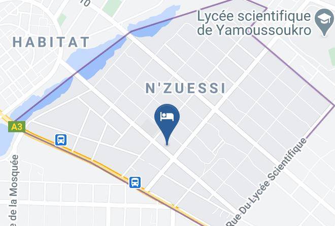 Yamoussoukro - Hotel Nella Maps