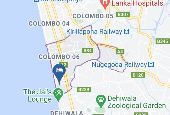 Colombo - Hotel Nelly Marine Maps