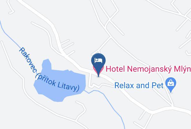 Vyskov - Hotel Nemojansky Mlyn Maps