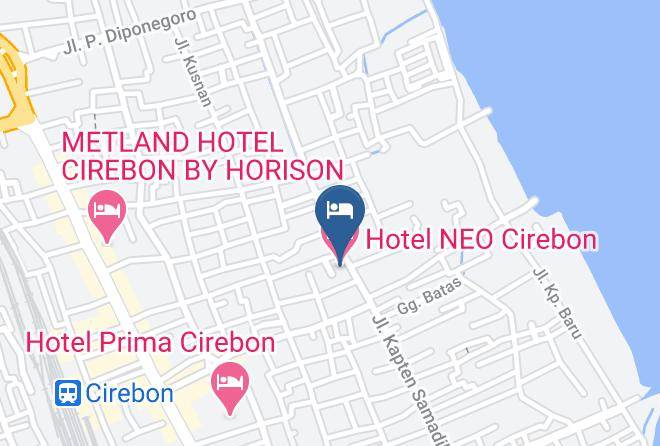 Cirebon Regency - Hotel Neo Cirebon Maps