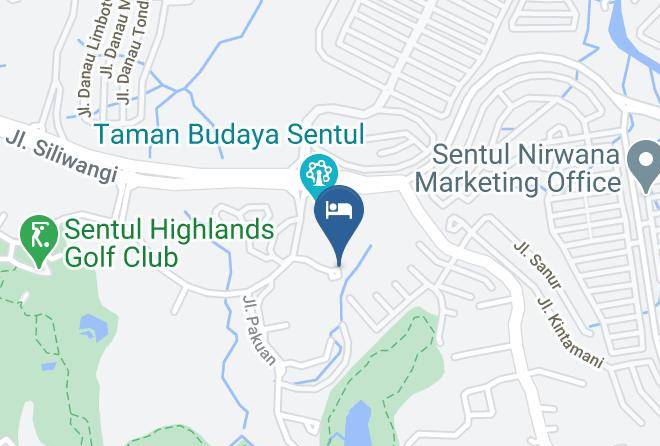 Bogor Regency - Hotel Neo Green Savana Sentul City Maps