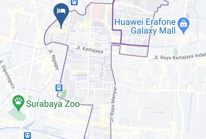 Kota Surabaya - Hotel Neo Gubeng Maps