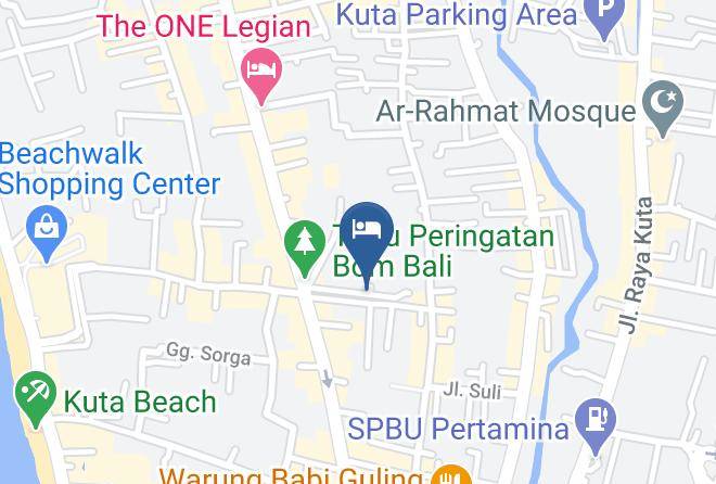 Badung Regency - Hotel Neo Kuta Legian Maps