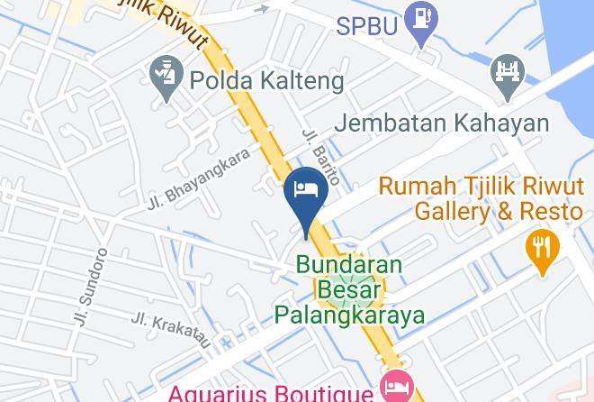 Kota Palangka Raya - Hotel Neo Palma Palangkaraya Maps