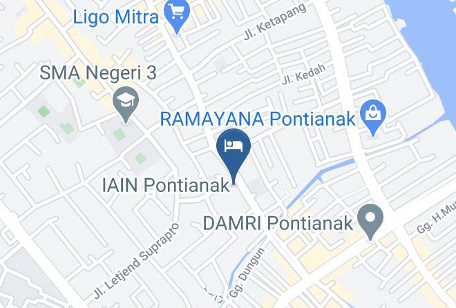 Kota Pontianak - Hotel Neo Gajah Mada Pontianak Maps