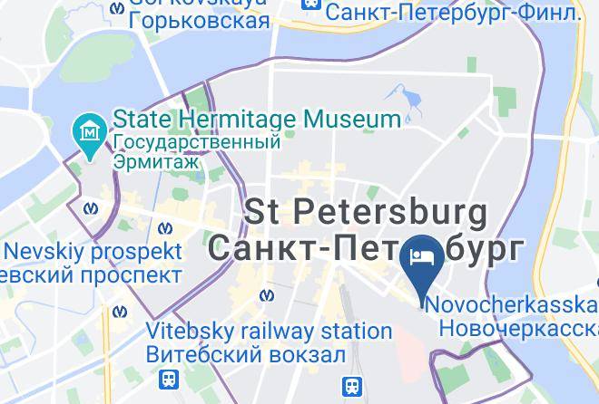 Saint Petersburg - Hotel Neoclassika Maps