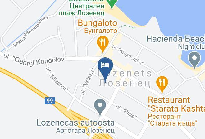 Tsarevo - Hotel Neptun Lozenets Maps