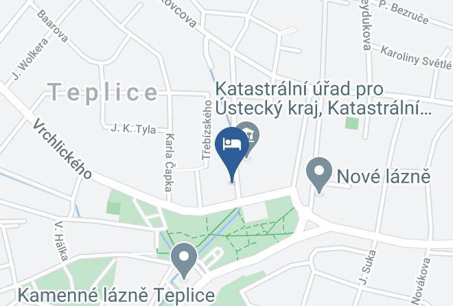 Teplitz - Hotel Neptun Teplice Maps