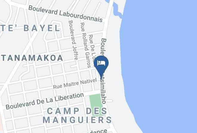 Toamasina I - Hotel Neptune Tamatave Maps