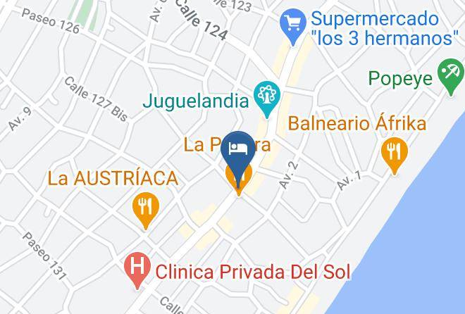 Villa Gesell - Hotel Neptuno Vg Maps