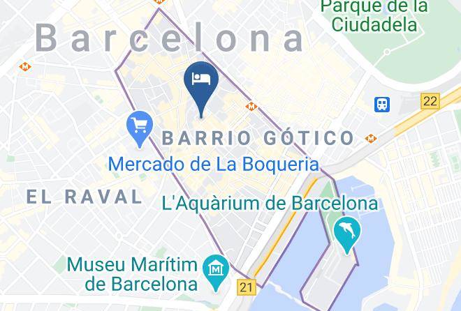 Barcelona - Hotel Neri Relais & Chateaux Maps