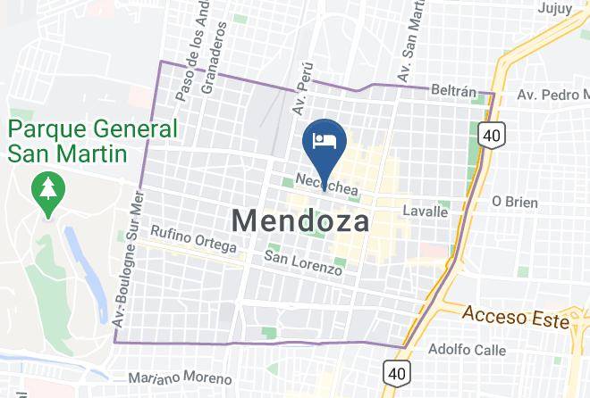 Mendoza - Hotel Neruda Mendoza Maps