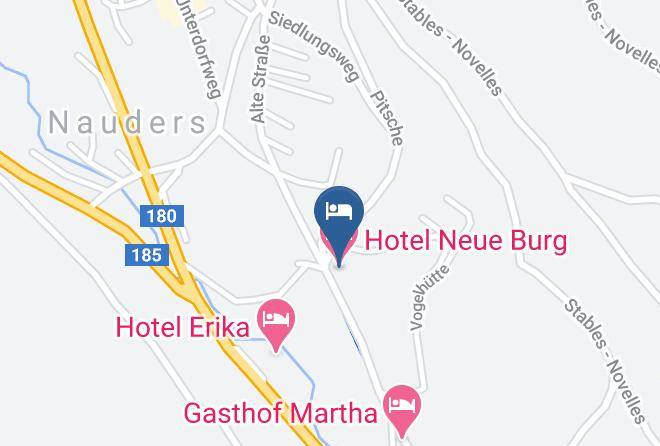 Landeck - Hotel Neue Burg Maps