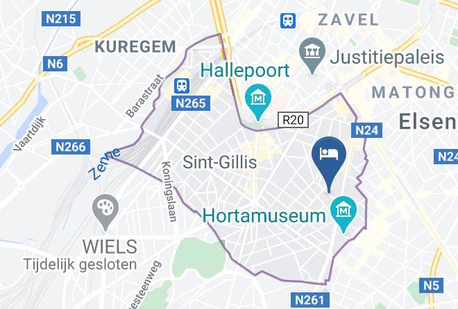 Sint Gillis - Hotel Neufchatel Maps