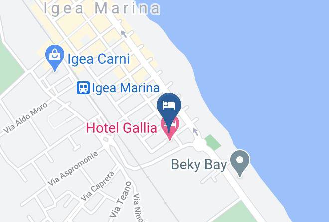 Rimini - Hotel Nevada Maps