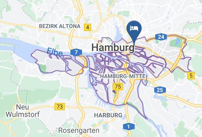 Stadt Hamburg - Hotel Nevada Maps