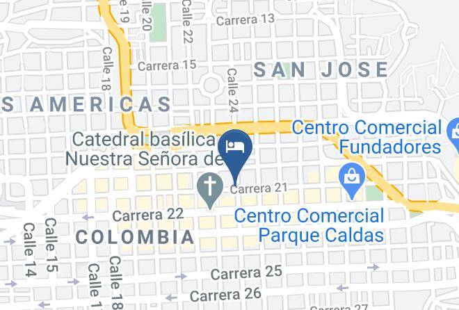 Manizales - Hotel Nevado Y Cafe Maps
