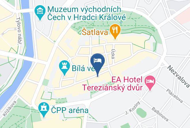 Hradec Kralove - Hotel New Adalbertinum Maps