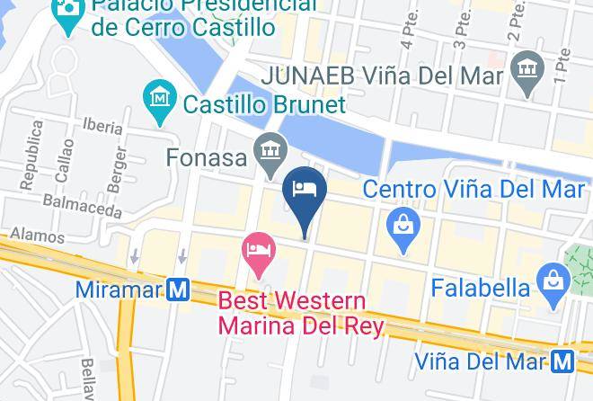 Valparaiso Province - Hotel New Asturias Maps