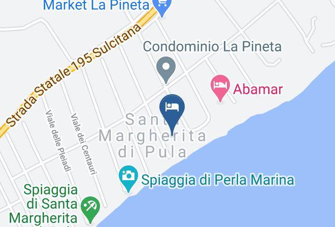 Cagliari - Hotel New Barcavela Maps