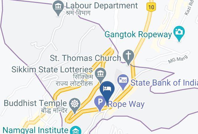 Gangtok - Hotel New Castle Maps