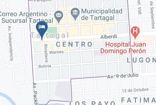 General Jose De San Martin - Hotel New City Maps