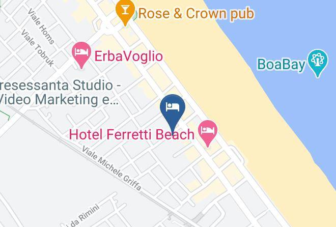 Rimini - Hotel New Club Maps