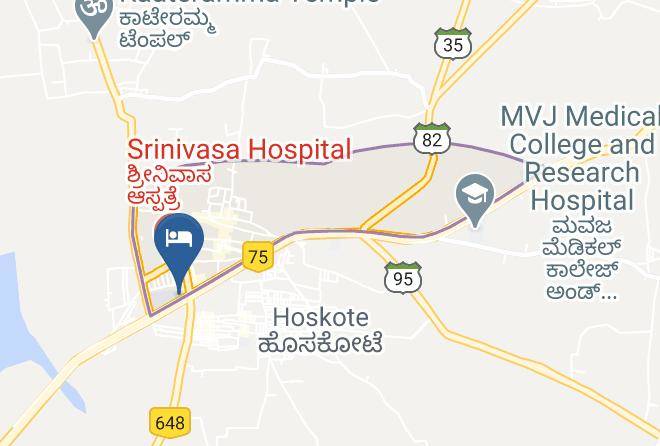 Hoskote - Hotel New Fort Maps