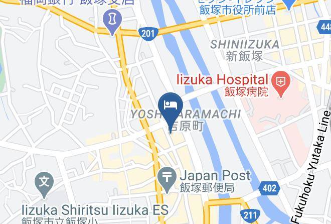 Hotel New Gaea Iizuka Map