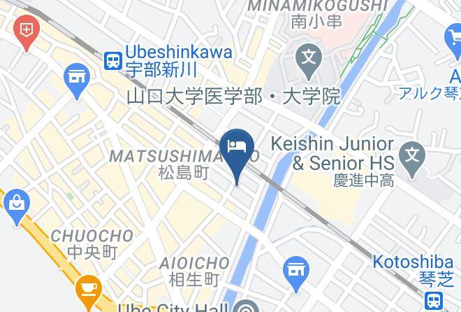 Ube City - Hotel New Gaea Ube Maps