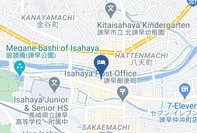 Isahaya City - Hotel New Global Maps