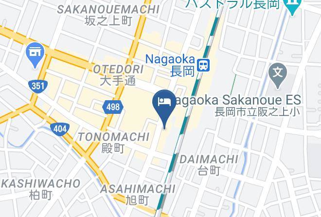 Nagaoka City - Hotel New Green Maps