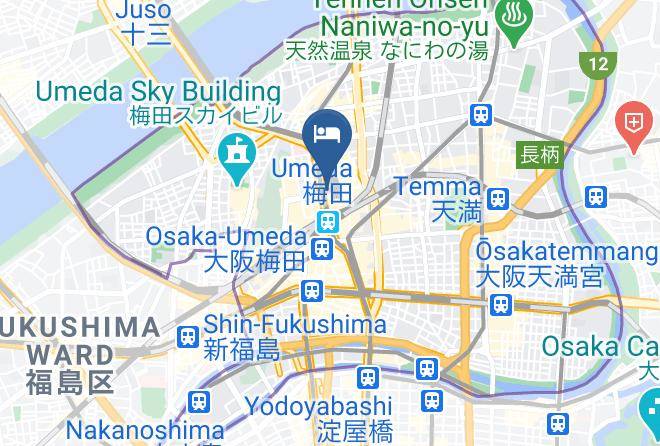 Osaka City Kita Ward - Hotel New Hankyu Osaka Maps