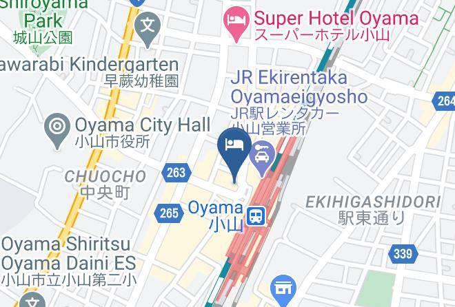 Oyama City - Hotel New Kashiwa Maps