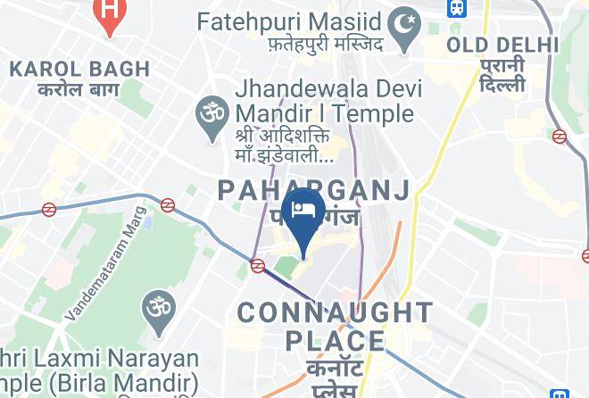 Paharganj - Hotel New King Maps