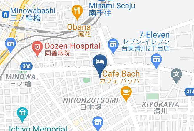 Taito Ward - Hotel New Koyo Maps