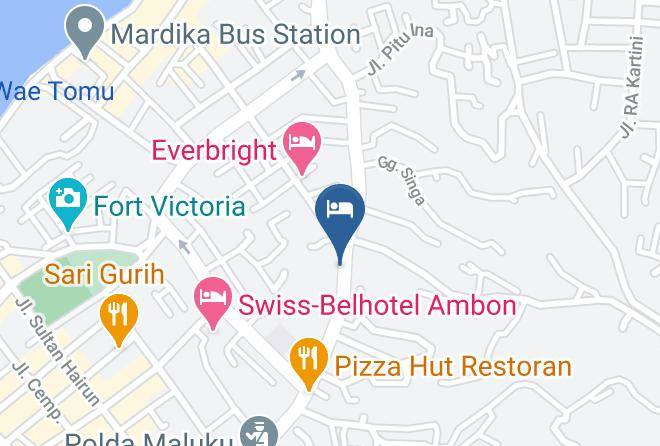 Ambon - Hotel New Mulia Maps