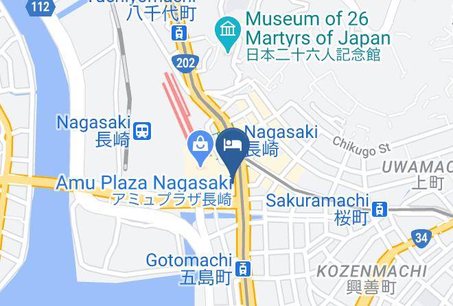 Nagasaki City - Hotel New Nagasaki Maps