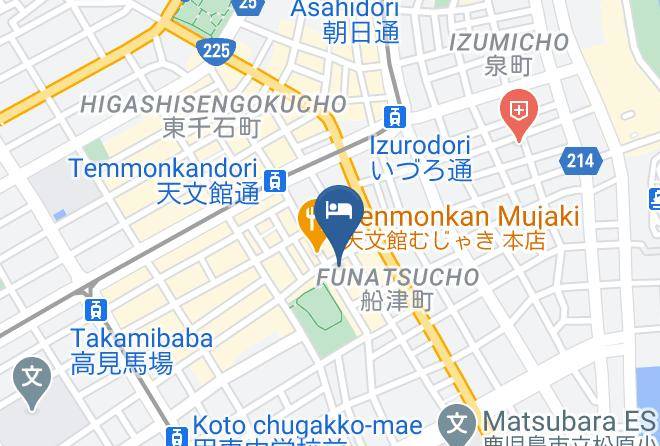 Kagoshima City - Hotel New Nishino Maps