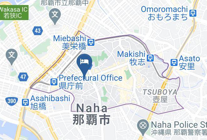 Naha City - Hotel New Okinawa Maps