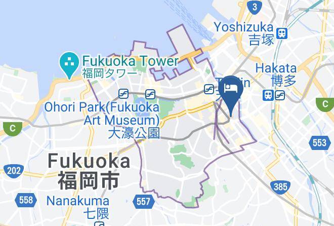 Fukuoka City Chuo Ward - Hotel New Otani Hakata Maps