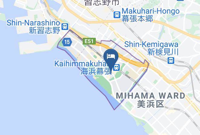 Chiba City Mihama Ward - Hotel New Otani Makuhari Maps