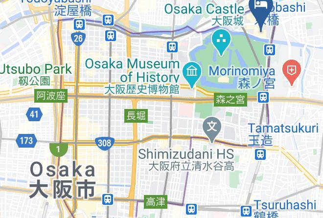 Osaka City Chuo Ward - Hotel New Otani Osaka Maps