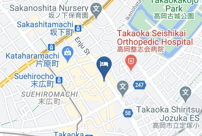 Takaoka City - Hotel New Otani Takaoka Maps
